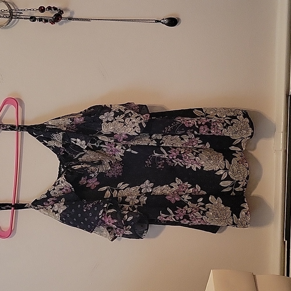 Gently worn cold shoulder top